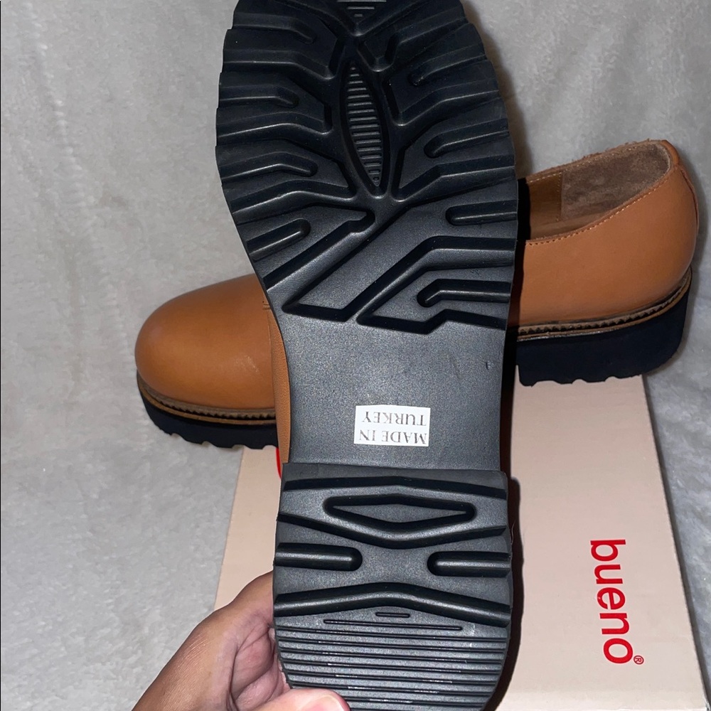 NWT BUENO Brand ABIGAIL Loafer in Tan - Picture 14 of 15